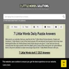 7littlewords.solutions 7littlewords.solutions