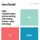 aaronrandall.com aaronrandall.com