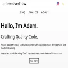 ademoverflow.com ademoverflow.com