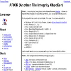 afick.sourceforge.net afick.sourceforge.net