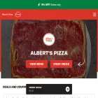 albertspizzamenu.com