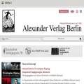 alexander-verlag.com alexander-verlag.com