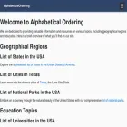 alphabeticalordering.com alphabeticalordering.com