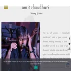amitchaudhuri.com amitchaudhuri.com