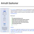 anirudhsasikumar.net anirudhsasikumar.net