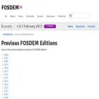 archive.fosdem.org archive.fosdem.org