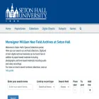 archivesspace-library.shu.edu archivesspace-library.shu.edu