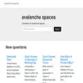 avalanchespaces.com avalanchespaces.com
