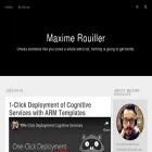 blog.maximerouiller.com