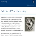 bulletin.yale.edu bulletin.yale.edu