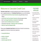 calculatecreditcard.com calculatecreditcard.com