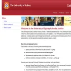 calendararchive.usyd.edu.au calendararchive.usyd.edu.au