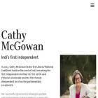 cathymcgowan.com.au cathymcgowan.com.au