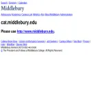 cat.middlebury.edu