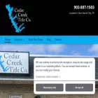 cedarcreektitle.com cedarcreektitle.com