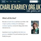 charlieharvey.org.uk charlieharvey.org.uk
