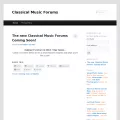 classicalmusicforums.com