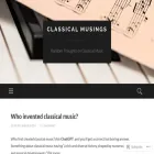 classicalmusings.com