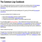 cl-cookbook.sourceforge.net cl-cookbook.sourceforge.net
