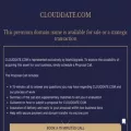 clouddate.com