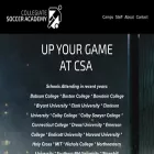 collegiatesocceracademy.com