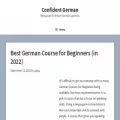 confidentgerman.com