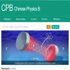 cpb.iphy.ac.cn cpb.iphy.ac.cn