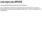 crab.rutgers.edu crab.rutgers.edu