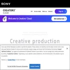 creatorscloud.sony.net creatorscloud.sony.net