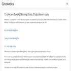 cricketics.in cricketics.in