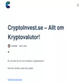 cryptoinvest.se