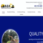 dehpavingandexcavation.com