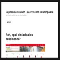 deppenleerzeichen.de deppenleerzeichen.de