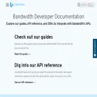 dev.bandwidth.com dev.bandwidth.com