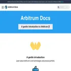 developer.arbitrum.io developer.arbitrum.io