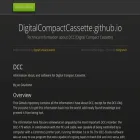 digitalcompactcassette.github.io digitalcompactcassette.github.io