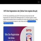 ditosimregistration.net