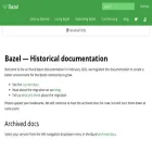 docs.bazel.build docs.bazel.build