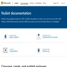 docs.nuget.org docs.nuget.org
