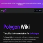 docs.polygon.technology docs.polygon.technology