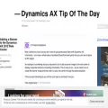dynamicsaxtipoftheday.com dynamicsaxtipoftheday.com