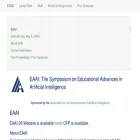 eaai-conf.github.io eaai-conf.github.io