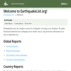 earthquakelist.org earthquakelist.org