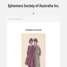 ephemerasociety.org.au ephemerasociety.org.au