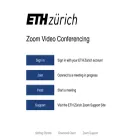 ethz.zoom.us ethz.zoom.us