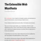 extensiblewebmanifesto.org extensiblewebmanifesto.org