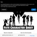 fatecharactersheet.com fatecharactersheet.com