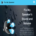 fixmyspeakersound.in fixmyspeakersound.in