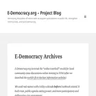 forums.e-democracy.org
