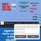 frankswestsideautoparts.com